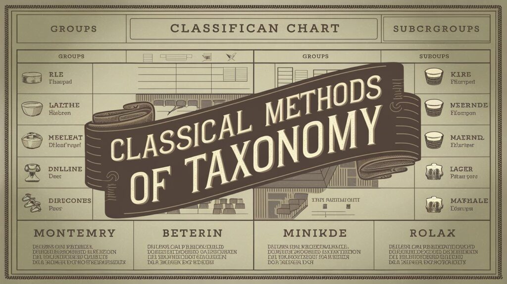 Classical methods of taxonomy