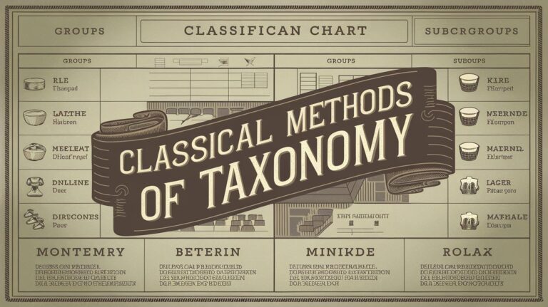 Classical methods of taxonomy