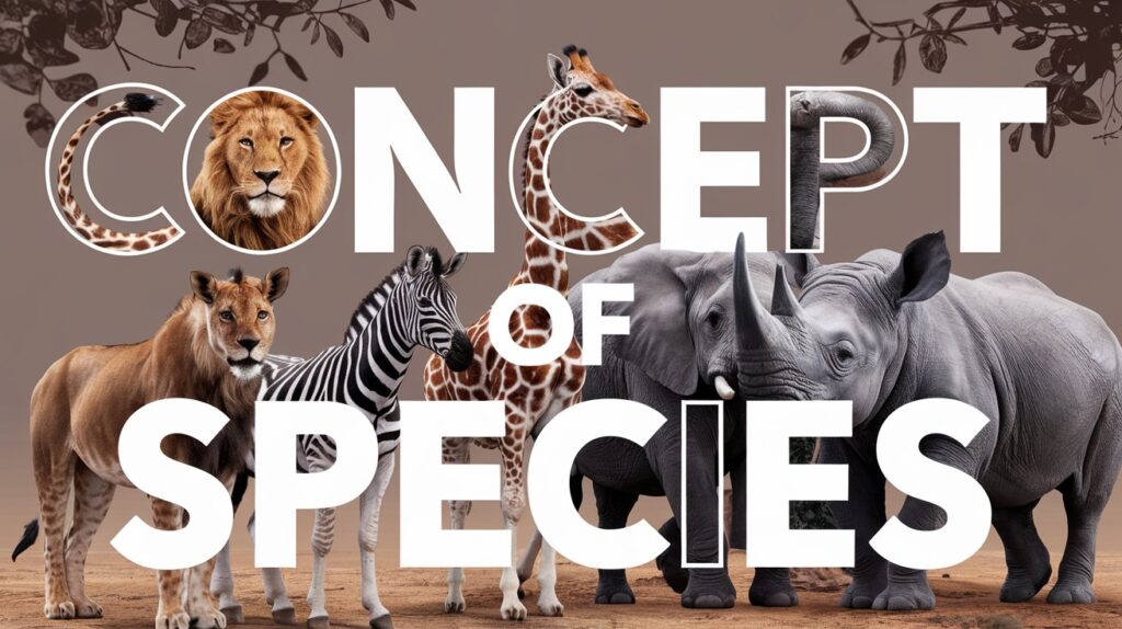  CONCEPT OF SPECIES